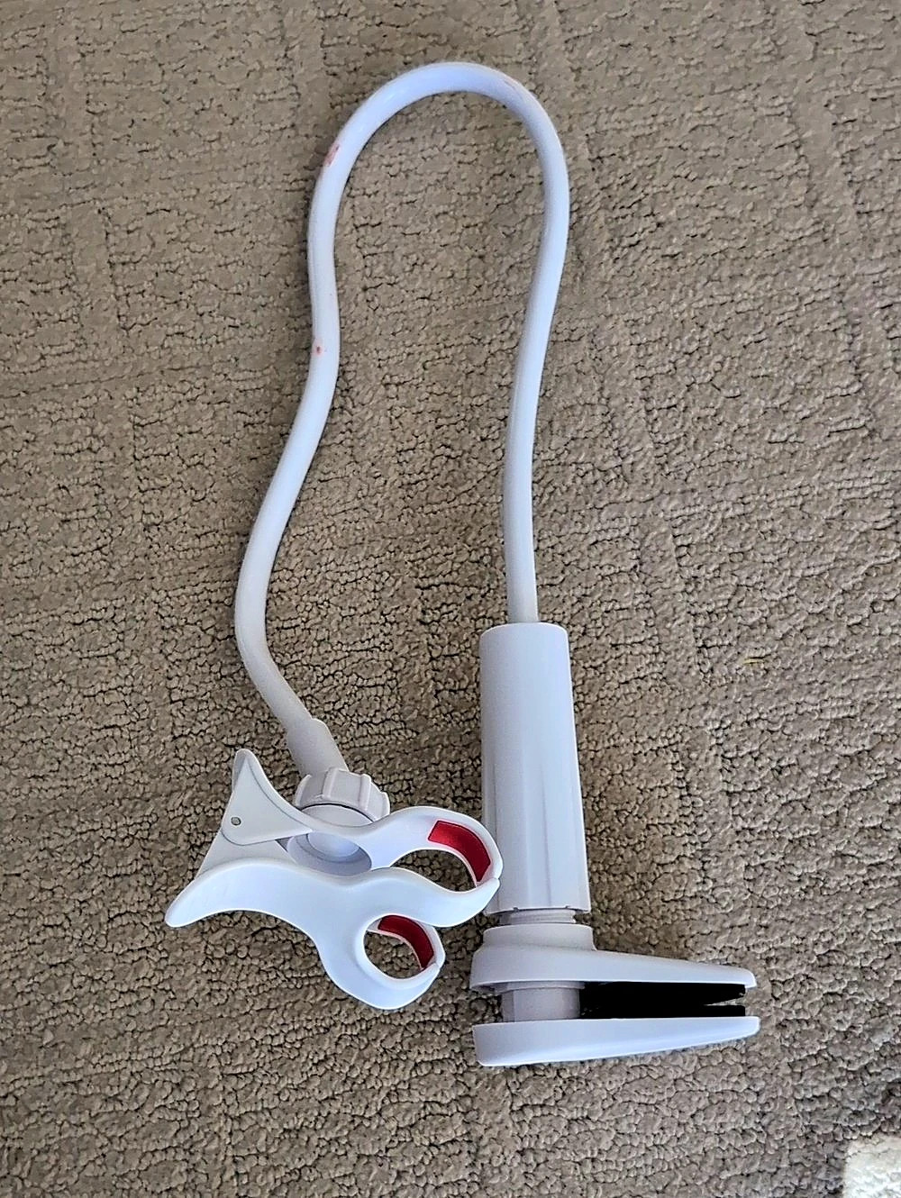 White Gray Controller Accessories Phone Clip